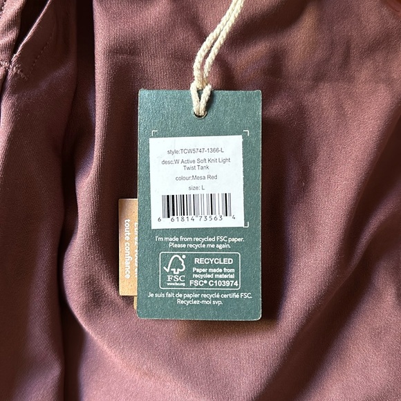 Active Soft Knit Light Twist Tank - Picture 5 of 5